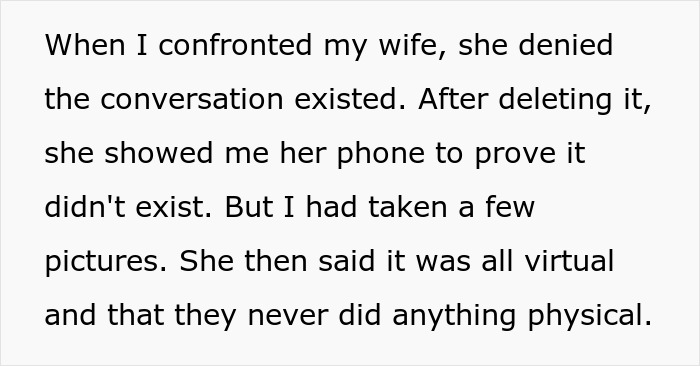 Conversation denial and deleted messages create a marriage bedroom twist from hell after a guy moves out to save the relationship.