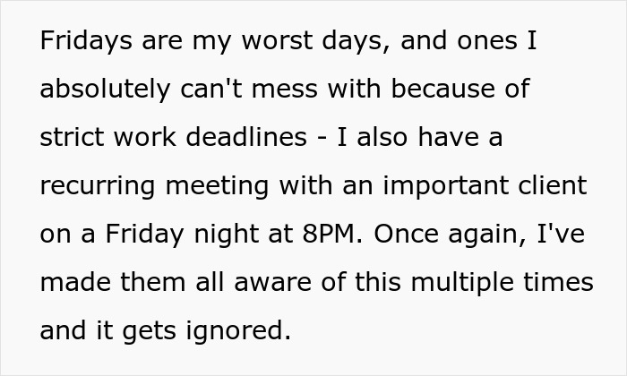 Text from an article describing a woman's worst days at work, leading to a decision about her marriage.