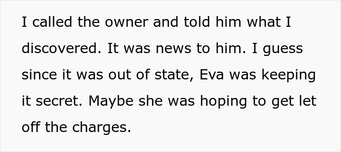 Fired Employee Finds Manager’s Dark Secret, Takes Over Her Job: "Tears Flowing, Begging" Fired Employee Finds Manager’s Dark Secret, Takes Over Her Job: "Tears Flowing, Begging"