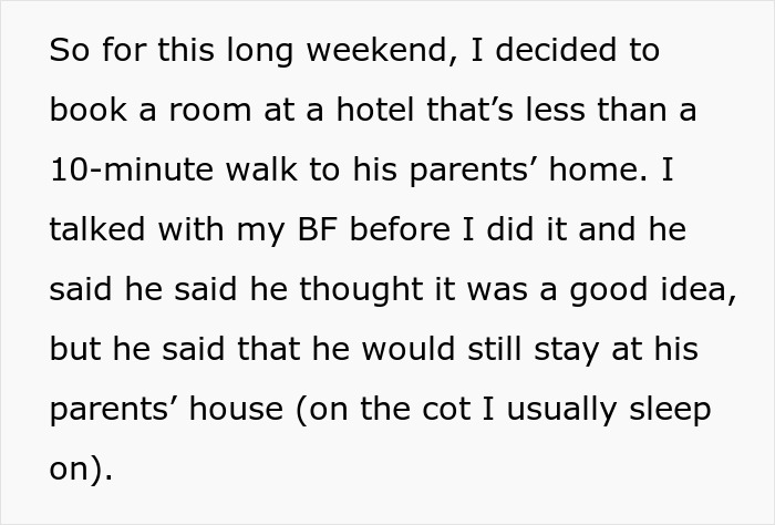 BF&rsquo;s Parents Refuse To Let 25YO Couple Share A Room, Livid When Woman Books Hotel Instead