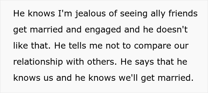 Guy Says "No Degree, No Ring," Annoyed GF Just Wants The Promise That Their Relationship Is Solid