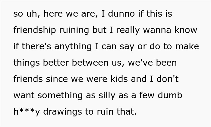 &ldquo;I Always Had A Crush On His Mom&rdquo;: Man Fears Friendship Is Over After Friend Sees His Artwork