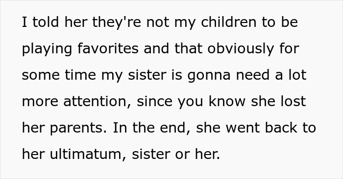 Woman Demands Boyfriend Chooses Between Her And Her Abandoned Sister: "Isn't Ready To Become A Mother"