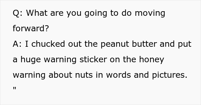 Person Contaminates Honey With Peanuts, Chaos Ensues After Allergic Roommate Decides To Eat It