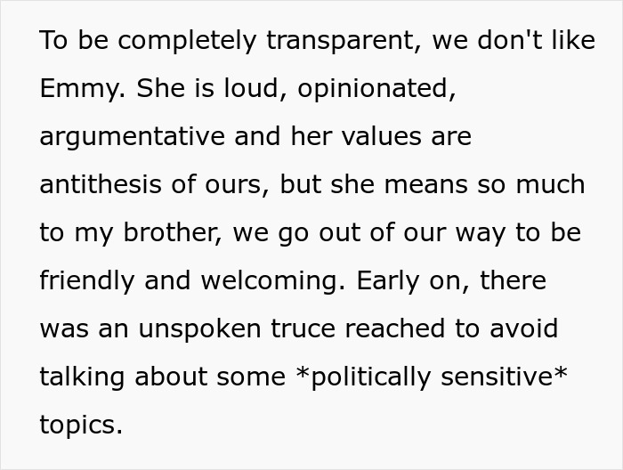 GF Uses BF&rsquo;s Fam As Her Free Therapist, They&rsquo;re Fed Up As She Turns Every Dinner Into A Trauma Recap