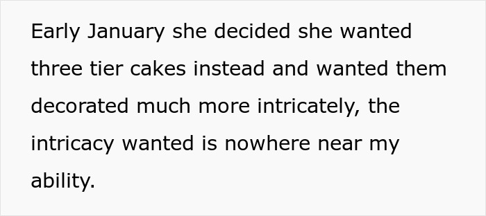 Entitled Bride Wants Baker Friend To Put Up With Outrageous Demands, Fianc&eacute; Learns Truth And Leaves