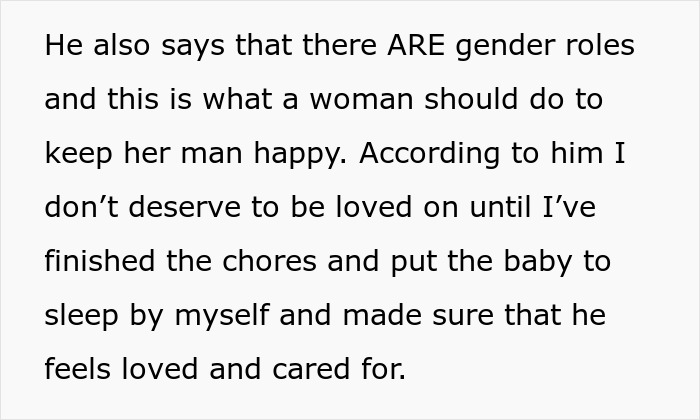 Toxic Man Calls Stay-At-Home Wife "Lazy Waste Of Space," Tells Her To Finish Chores To Get His Love