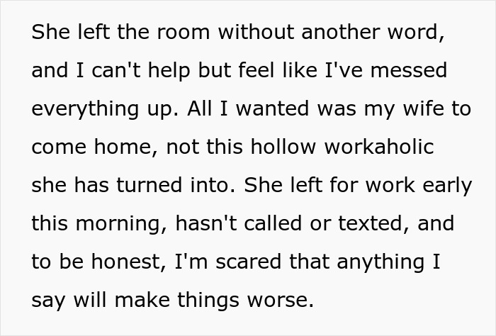 Pregnant partner worries about marriage trouble as wife&rsquo;s career glow-up turns her into a distant workaholic.