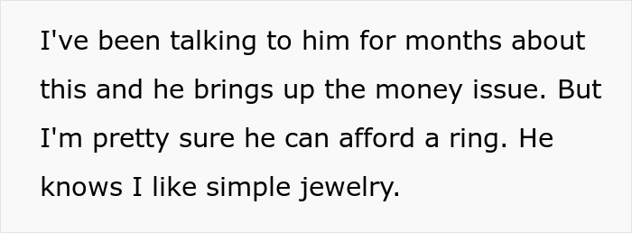 Guy Says "No Degree, No Ring," Annoyed GF Just Wants The Promise That Their Relationship Is Solid