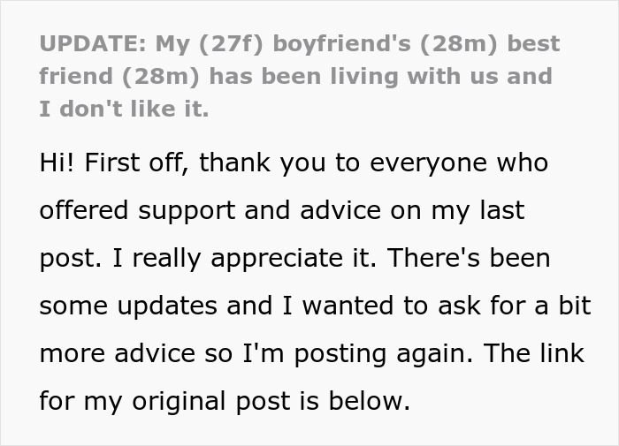 Woman Upset Fiance&rsquo;s Friend Won&rsquo;t Move Out After Finding A Job, Learns The Truth About Their Relationship