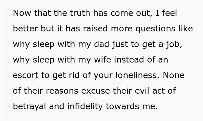 “My Wife Doesn't Know That My Dad Confessed”: Man’s World Shatters After Learning About A Double Betrayal