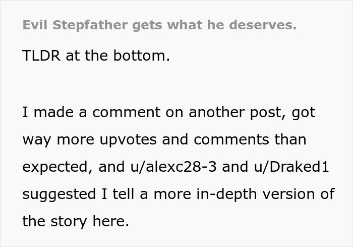 Terrible Stepfather Ends Up Getting What He Deserves When The Teen He Mistreated Grows Up