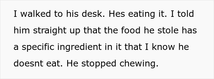 Office Food Thief Makes Coworker Miserable By Stealing Their Food, Faces Karma One Fine Day