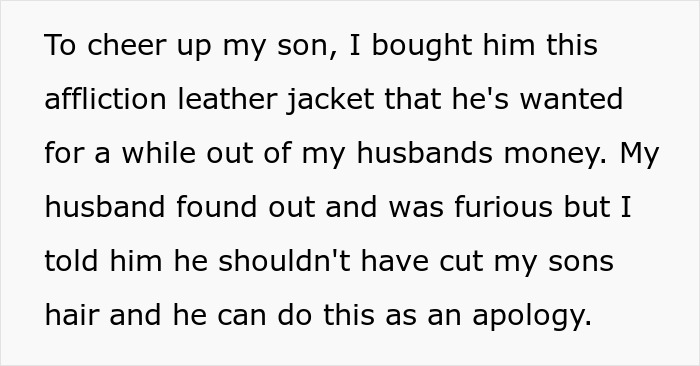 Mean Guy Punishes Teen Stepson By Cutting His Long Hair, Wife "Punishes" His Credit Card In Return