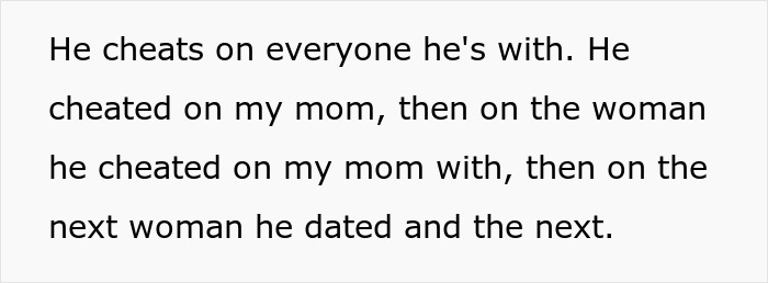 Text excerpt discussing a pregnant woman confronting ex&rsquo;s teen son to help raise her baby and his refusal.