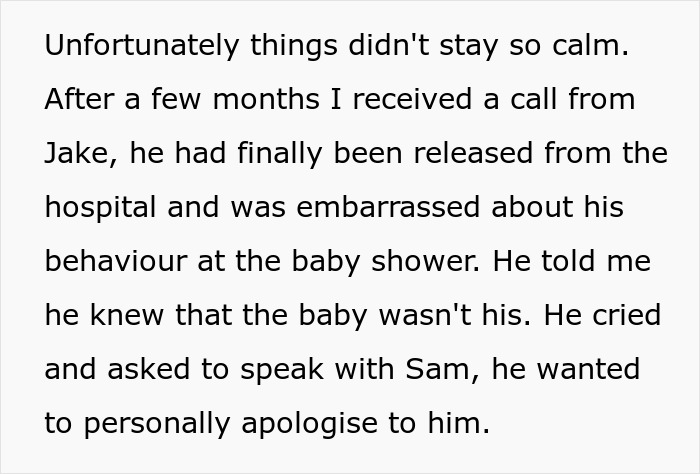 Text describing a pregnant woman cutting off communication after SIL keeps feeding information to unstable ex, revealing a scary truth.