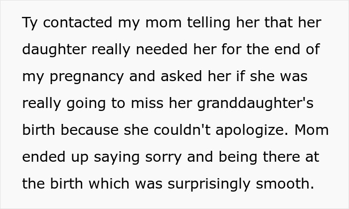 Woman shares a crazy story about her mom’s surprising apology and presence at a granddaughter’s birth, like a soap opera.