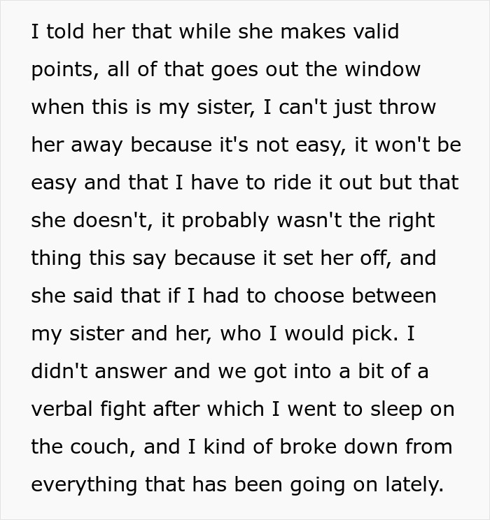 Woman Demands Boyfriend Chooses Between Her And Her Abandoned Sister: "Isn't Ready To Become A Mother"