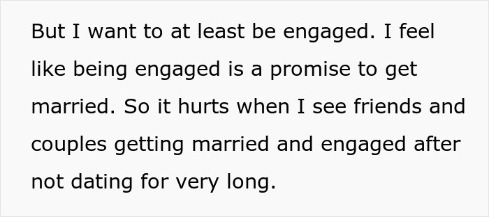 Guy Says "No Degree, No Ring," Annoyed GF Just Wants The Promise That Their Relationship Is Solid