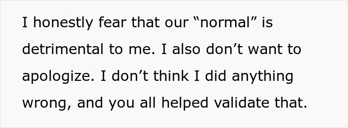 Text excerpt showing a man&rsquo;s outburst about mustard and reflection on underlying relationship issues.