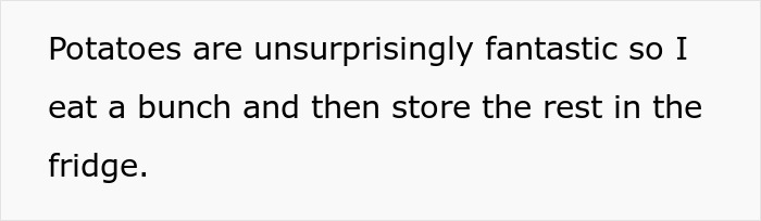 Trecho de texto sobre batatas, referenciando o 