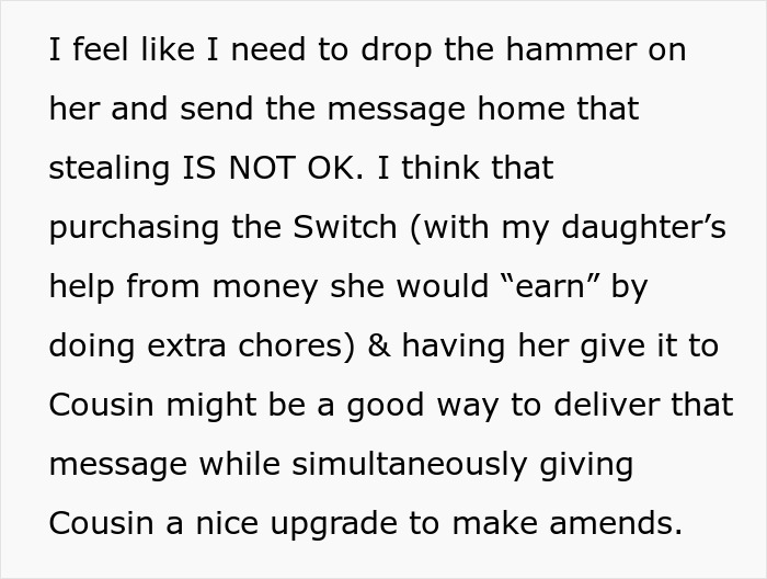 &ldquo;Entitled&rdquo; 10YO Steals Cousin&rsquo;s Game Boy, Mom Decides To Teach Her A Painful Life Lesson