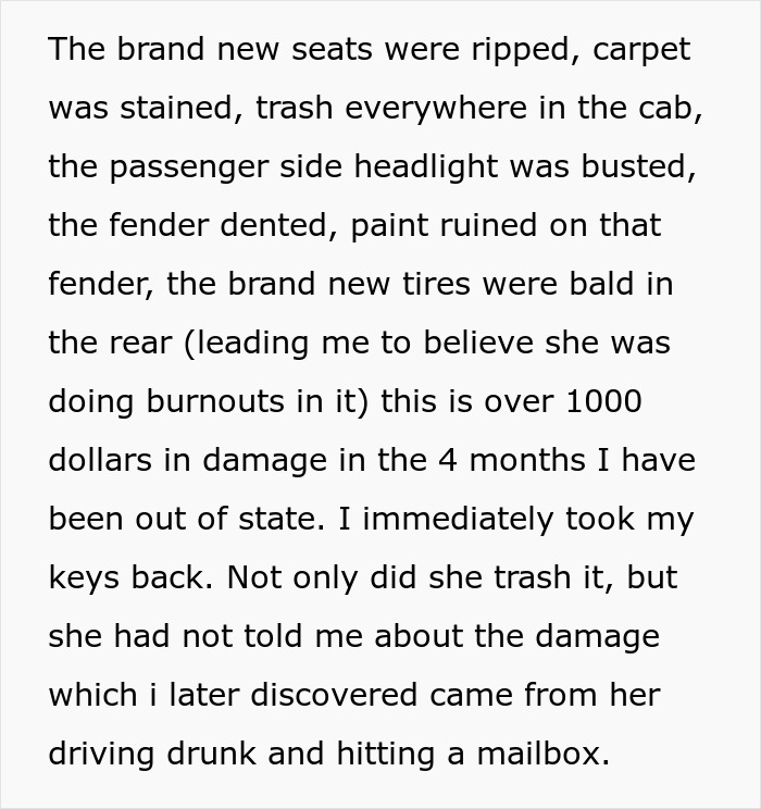 17YO Ruins Bro's Truck By Driving Drunk, Throws A Fit As He Demands $3.3K To Cover The Damage