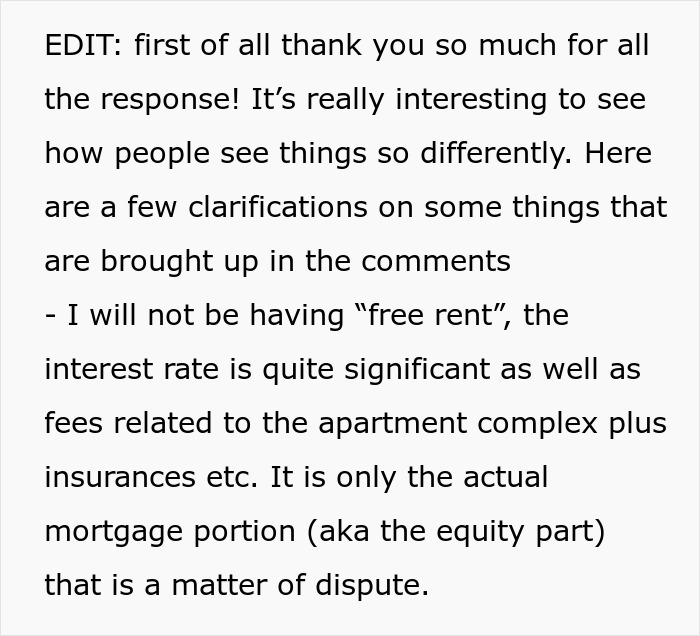Mulher chamada de sanguessuga quando se recusou a dividir a hipoteca de BF em 50/50 se ela não estiver na escritura