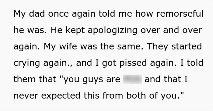 “My Wife Doesn't Know That My Dad Confessed”: Man’s World Shatters After Learning About A Double Betrayal