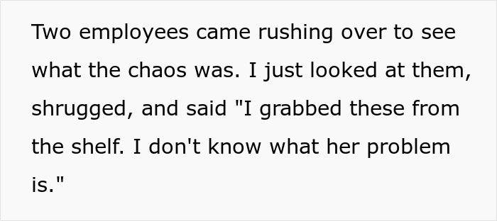 Alt text: Scalper confronts lady over bulk items, leads to store ban and police involvement during a chaotic scene. Alt text: Scalper confronts lady over bulk items, leads to store ban and police involvement during a chaotic scene.