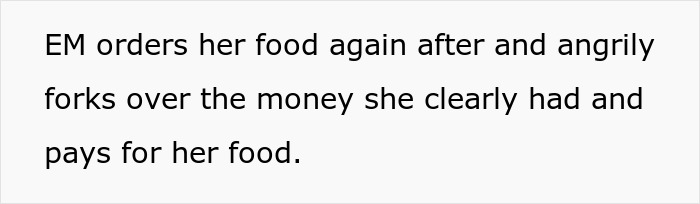 Entitled mom angrily pays for her food after assuming random guy would buy kids food as a single mom.