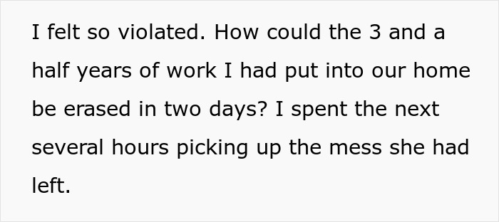 “It Broke Something Inside Me”: Woman Leaves For 2 Days, Comes Back To A Different House Thanks To MIL