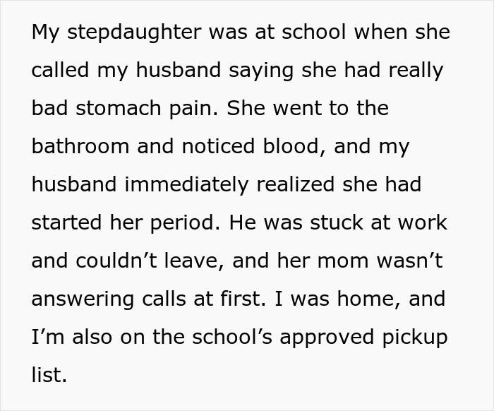 Cruel Mom Says 10YO Should &ldquo;Tough It Out&rdquo; When She Gets Her Period, Horrified Stepmom Intervenes