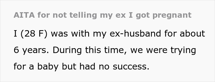 Woman Moves On After Divorce And Has A Baby, Accidentally Reveals Ex-Husband&rsquo;s Biggest Mistake