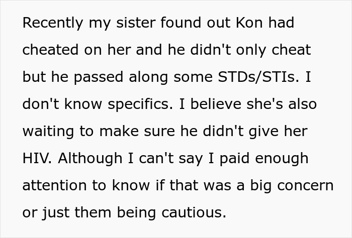 Woman faces karma after cheating with sister&rsquo;s baby daddy, dealing with betrayal and relationship consequences.