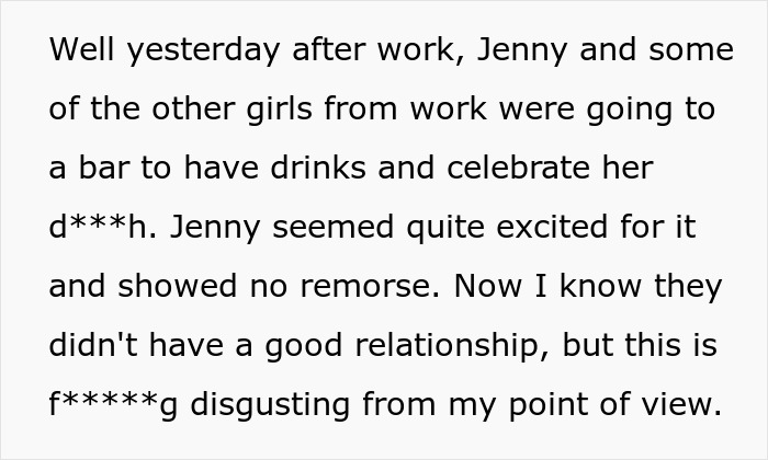 Woman Treats MIL&rsquo;s Funeral Like A Win, Horrified Coworker Debates Exposing It To Her Husband