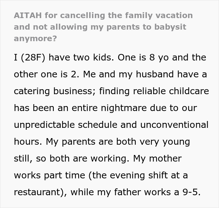 Grandparents Can&rsquo;t Handle Babysitting, Get Mad When Parents Cancel Vacation Over Childcare Costs