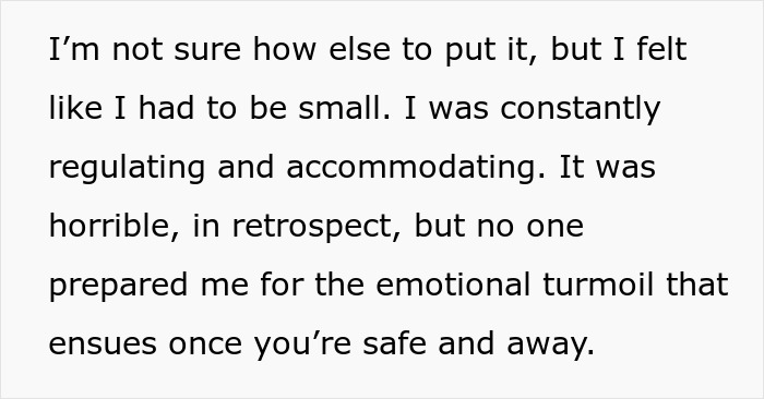 Text excerpt describing emotional turmoil after a man&rsquo;s outburst over wife not liking mustard.