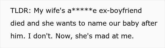Mulher quer filho por nascer com o nome de ex que a maltratou, o drama começa