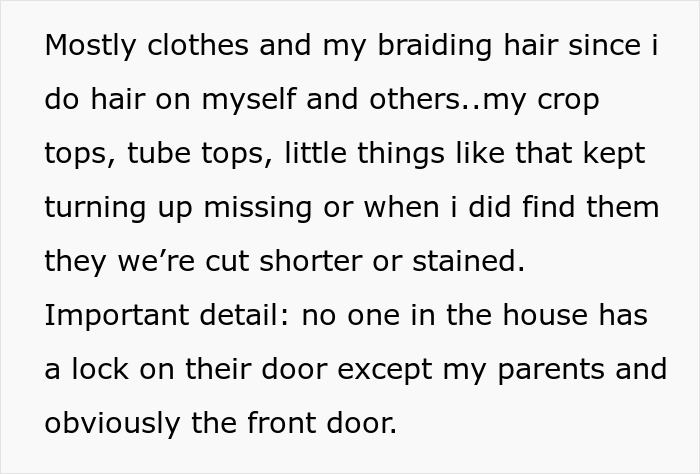 As repetidas mentiras e roubos da prima empurram adolescente para fora da casa dos pais e ela corta todo contato