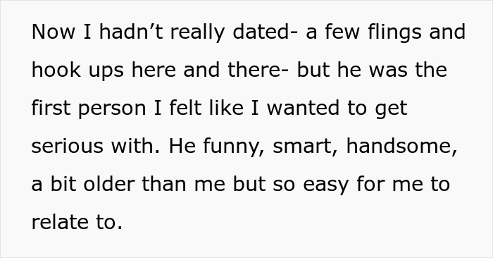 Text from an online forum post about a woman discovering her husband and best friend's affair, hinting at disturbing details.