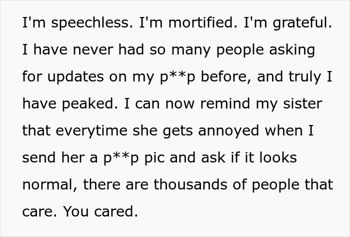 Text excerpt showing a woman&rsquo;s emotional reaction after bringing home a senior cat with matching tapeworms and expensive regrets.