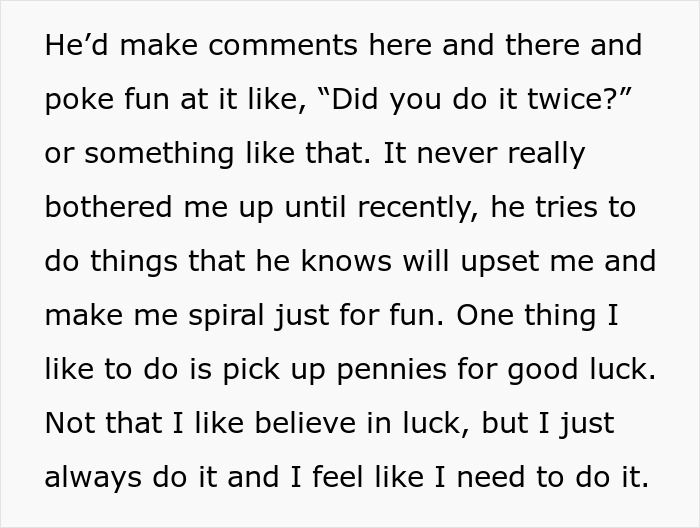 Text excerpt discussing a woman feeling upset over penny-related actions, highlighting relationship issues and liberation.
