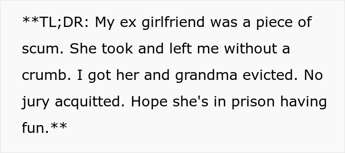 Text excerpt about a woman running Tinder scams for her jailed fianc&eacute; and victim tracing it back to her.