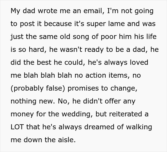 Woman Discovers Dad Had Trust Fund For All Kids But Her, Picks Brother To Walk Her Down The Aisle