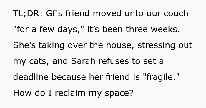 Mulher bate na casa de um amigo após o rompimento, explode reality shows e estressa os gatos