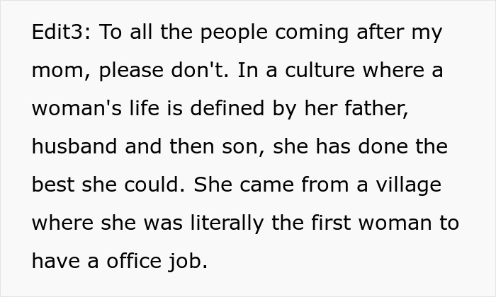 A text post titled "Edit3" discusses defending a mother. The main keyword is Dad and underwear.