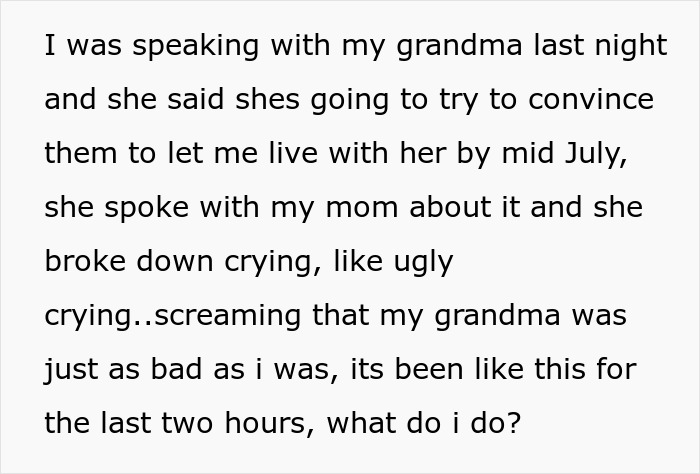 As repetidas mentiras e roubos da prima empurram adolescente para fora da casa dos pais e ela corta todo contato