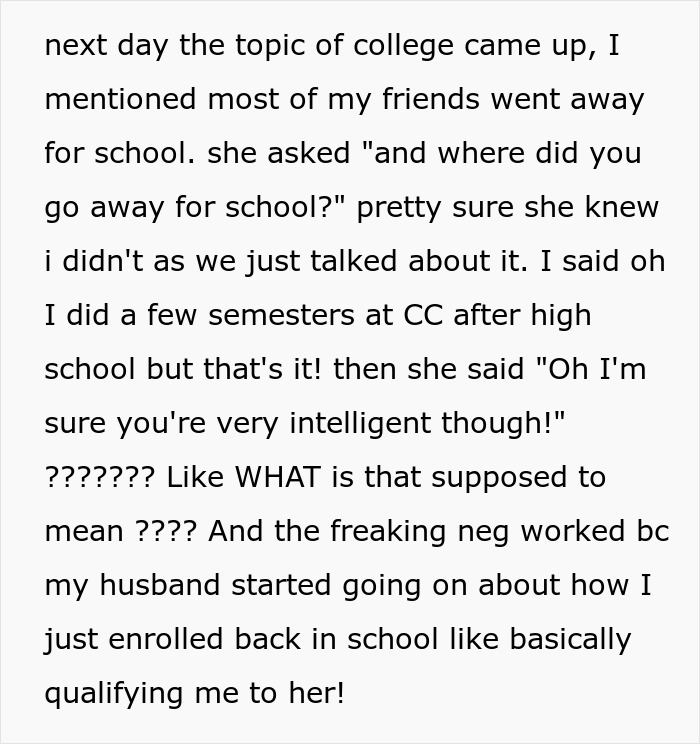 Mulher pede ajuda à Internet para denunciar o “comportamento de menina malvada e desequilibrada” de sua MIL Mulher pede ajuda à Internet para denunciar o “comportamento de menina malvada e desequilibrada” de sua MIL