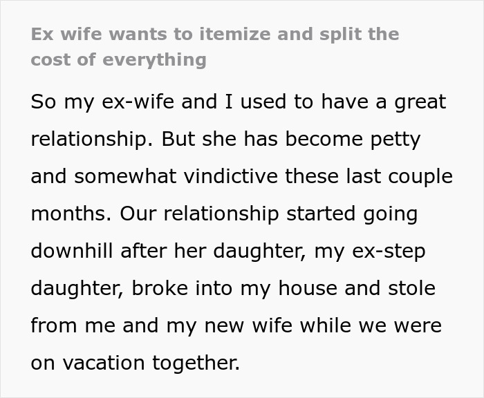 Petty Ex Tries To Play The Split Game, Ends Up Getting Played Herself As She Owes Guy $425